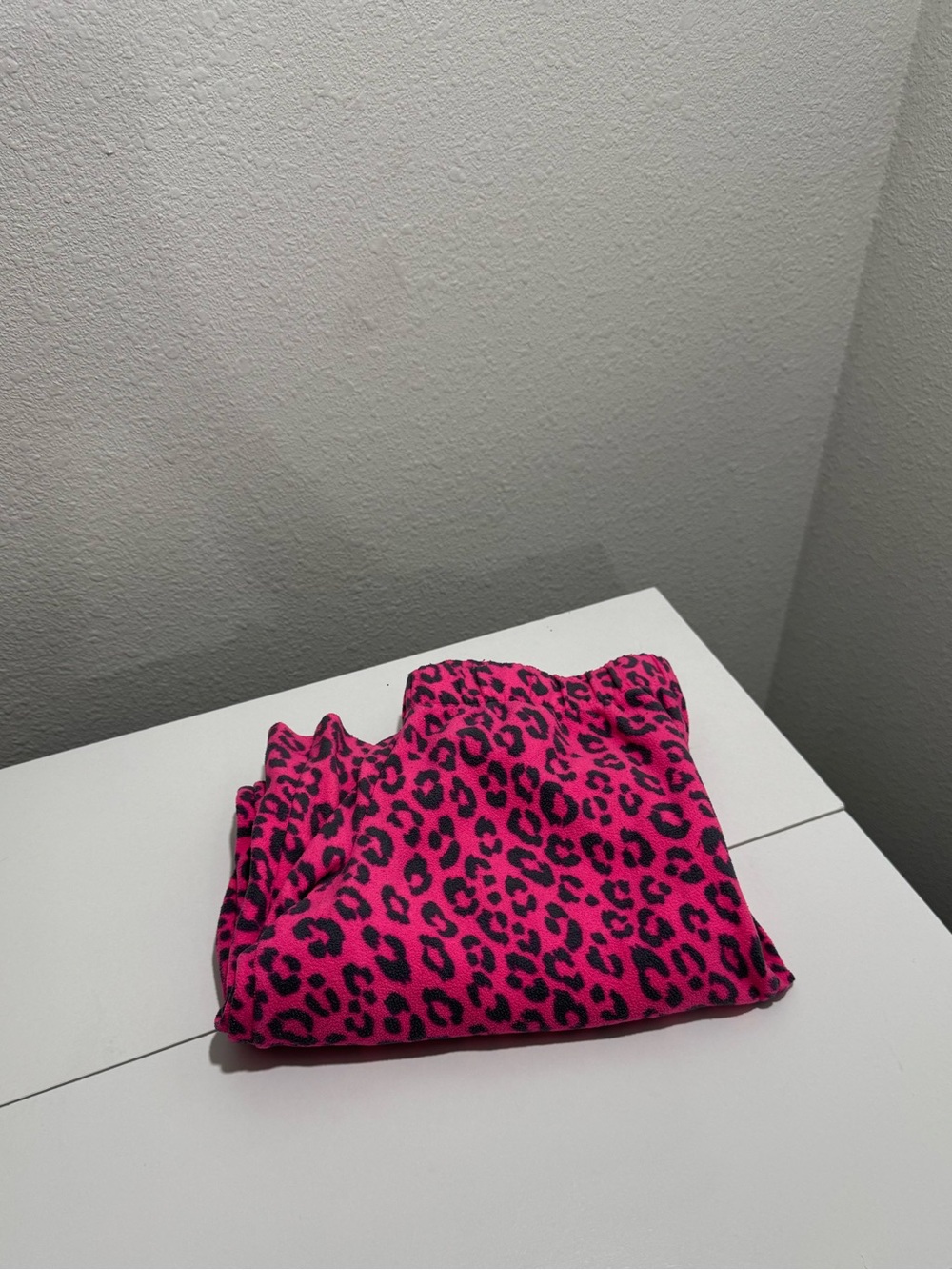 Cheetah print pajama bottoms